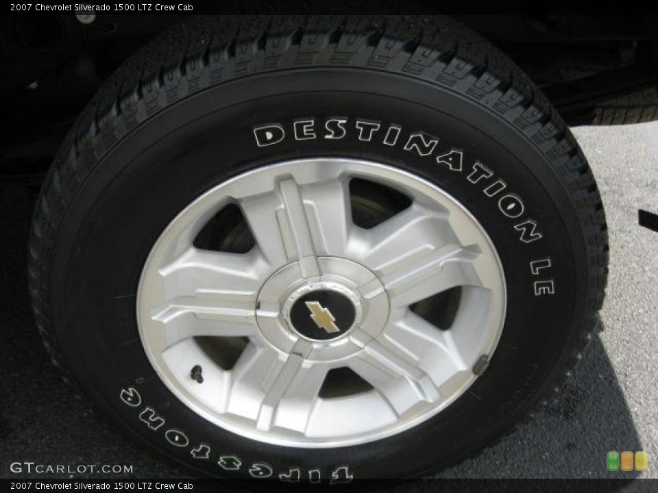 2007 Chevrolet Silverado 1500 LTZ Crew Cab Wheel and Tire Photo #46026520