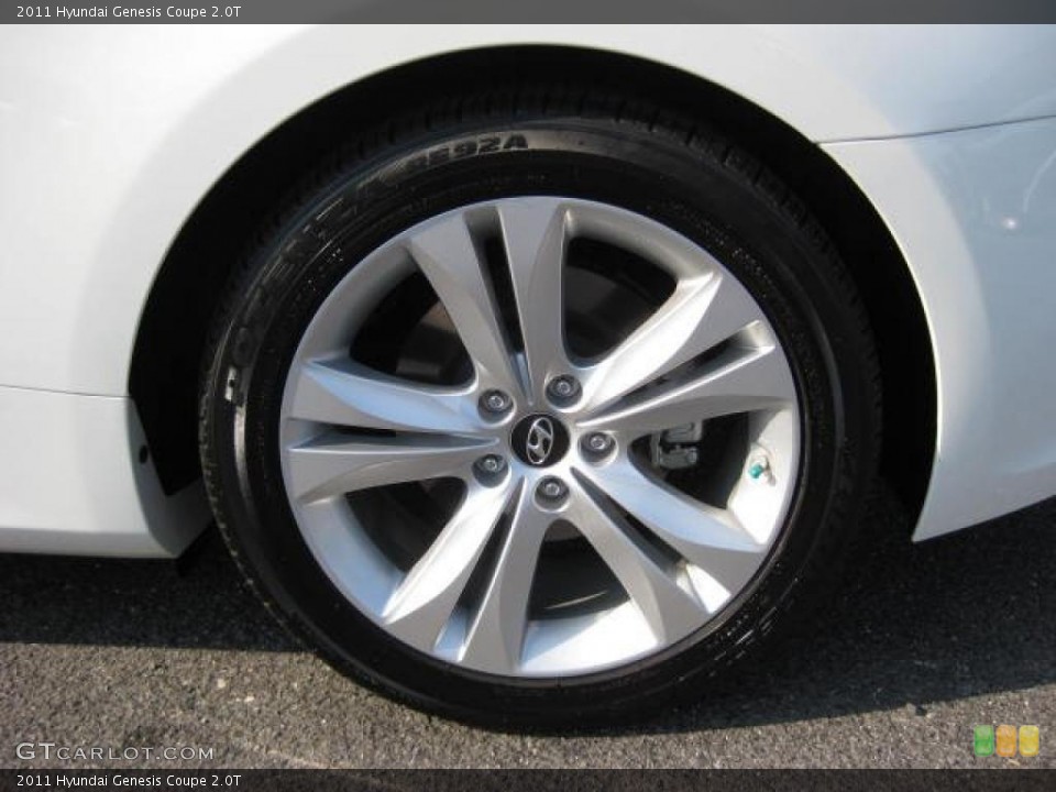 2011 Hyundai Genesis Coupe 2.0T Wheel and Tire Photo #46034571