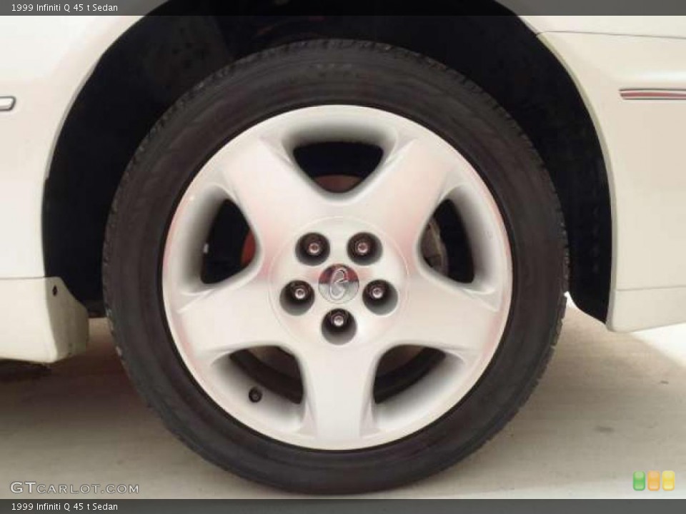 1999 Infiniti Q 45 t Sedan Wheel and Tire Photo #46039432