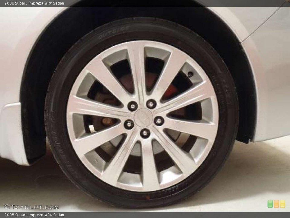 2008 Subaru Impreza WRX Sedan Wheel and Tire Photo #46039438