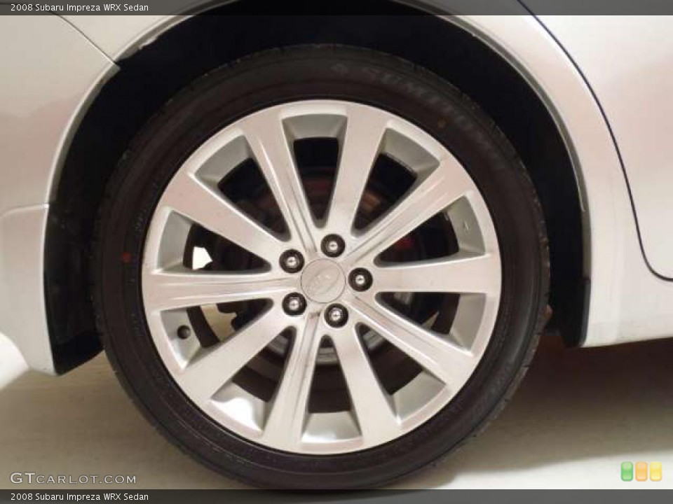2008 Subaru Impreza WRX Sedan Wheel and Tire Photo #46039474