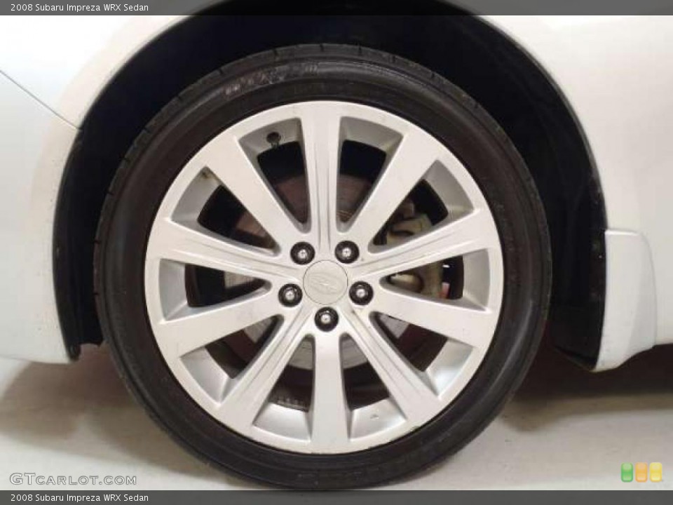 2008 Subaru Impreza WRX Sedan Wheel and Tire Photo #46039510