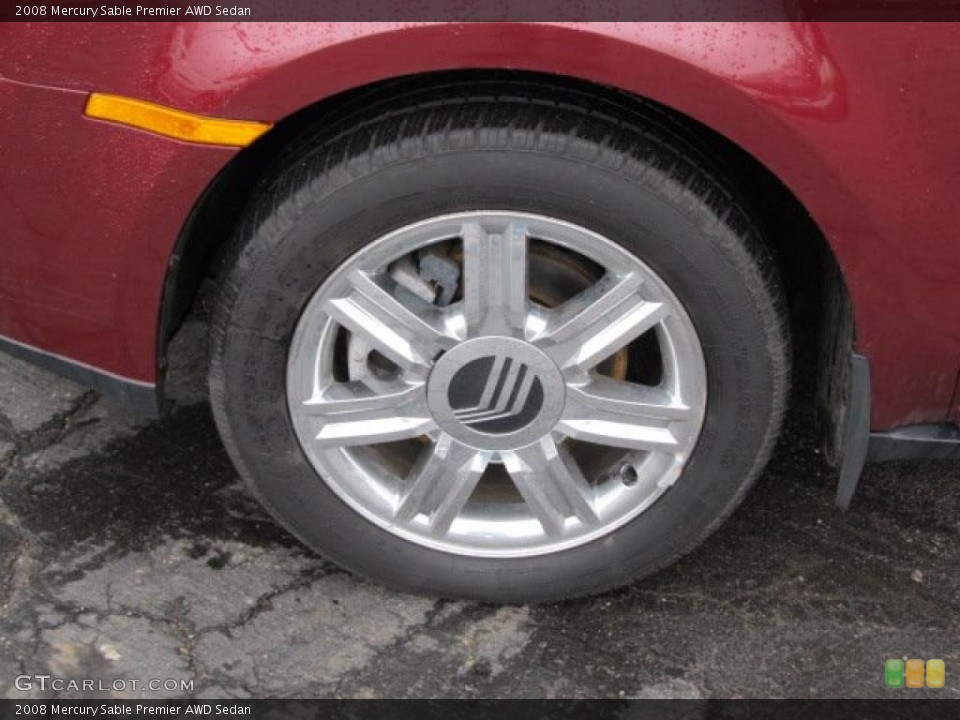 2008 Mercury Sable Premier AWD Sedan Wheel and Tire Photo #46043972