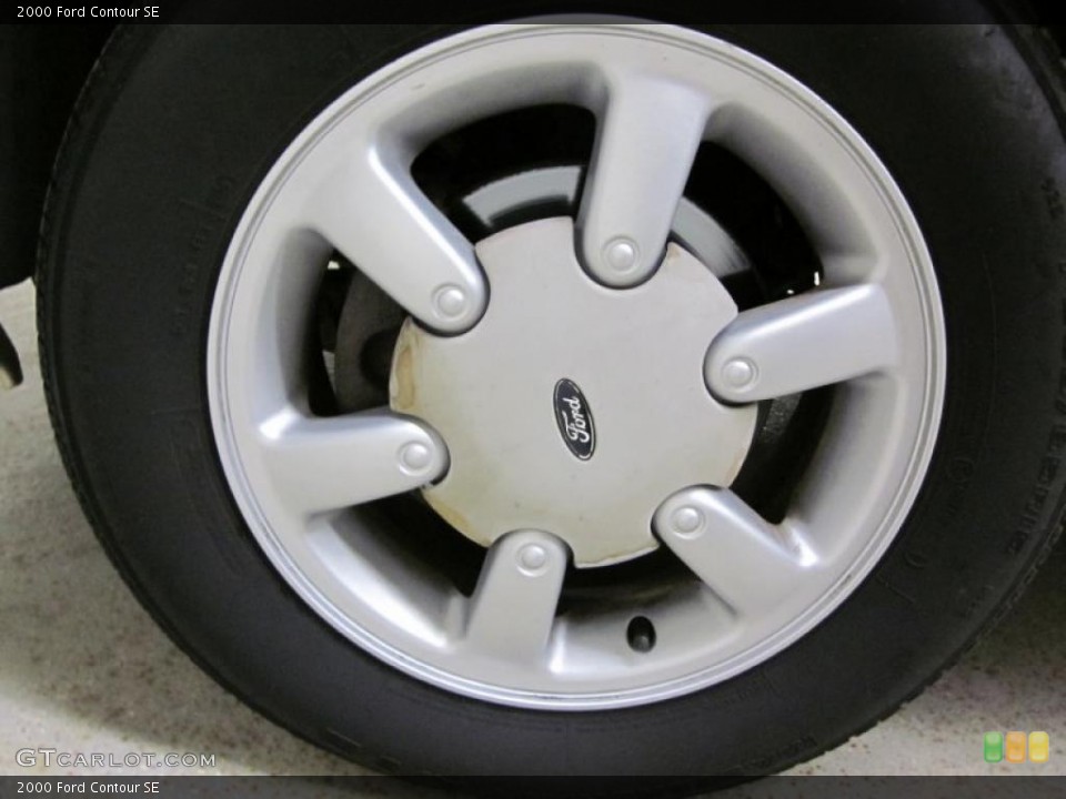 2000 Ford Contour SE Wheel and Tire Photo #46047515