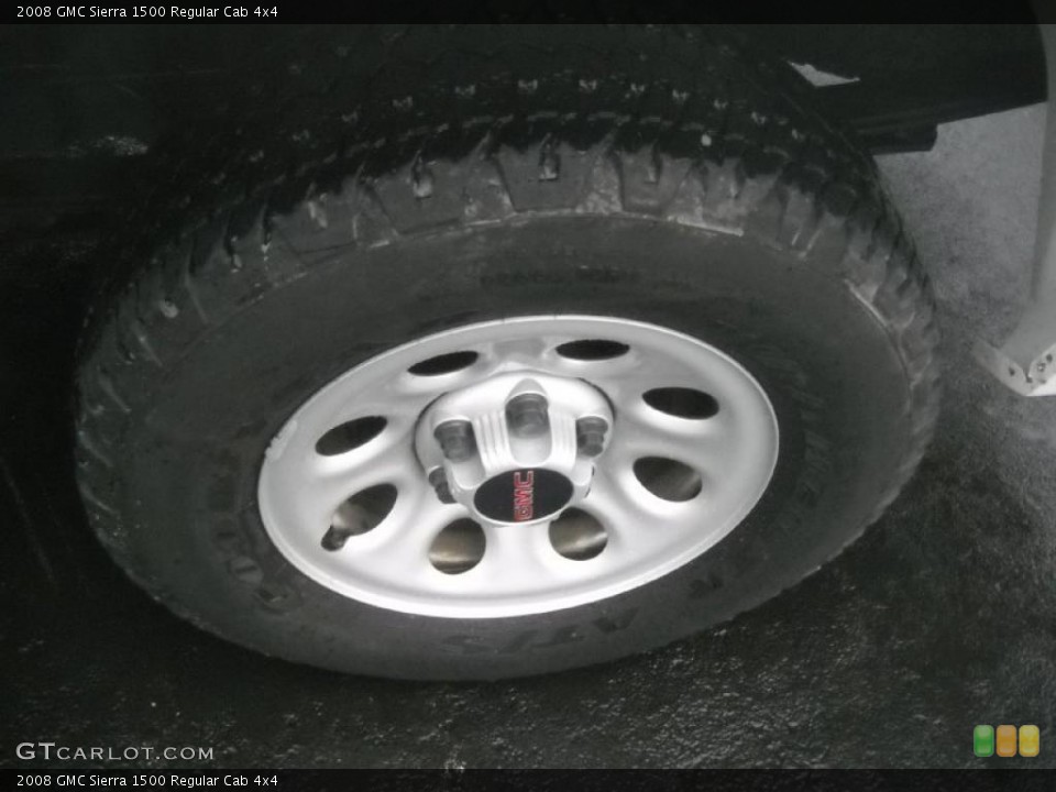2008 GMC Sierra 1500 Regular Cab 4x4 Wheel and Tire Photo #46049254