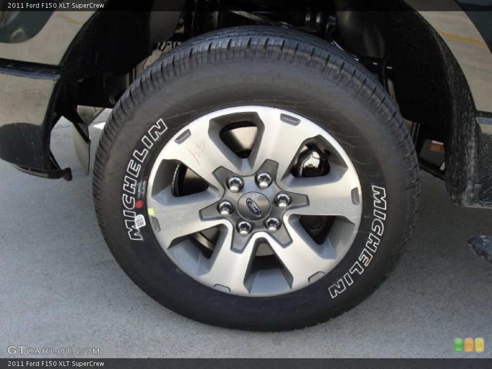 2011 Ford F150 XLT SuperCrew Wheel and Tire Photo #46051318