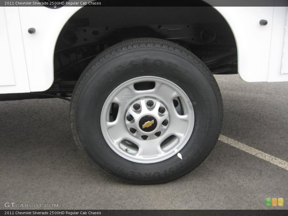 2011 Chevrolet Silverado 2500HD Regular Cab Chassis Wheel and Tire Photo #46054288