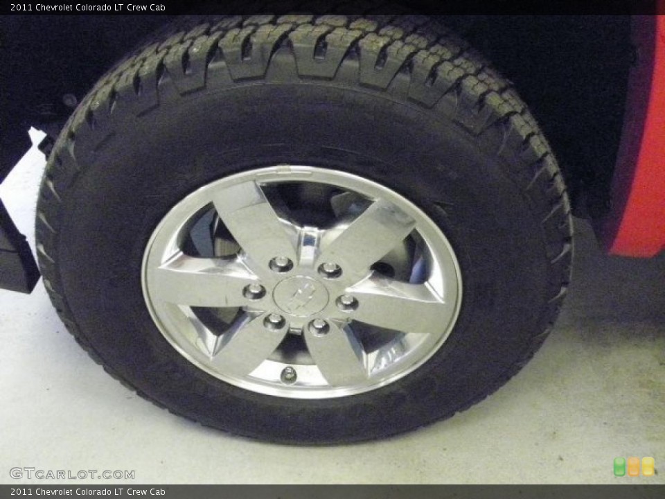 2011 Chevrolet Colorado LT Crew Cab Wheel and Tire Photo #46058414