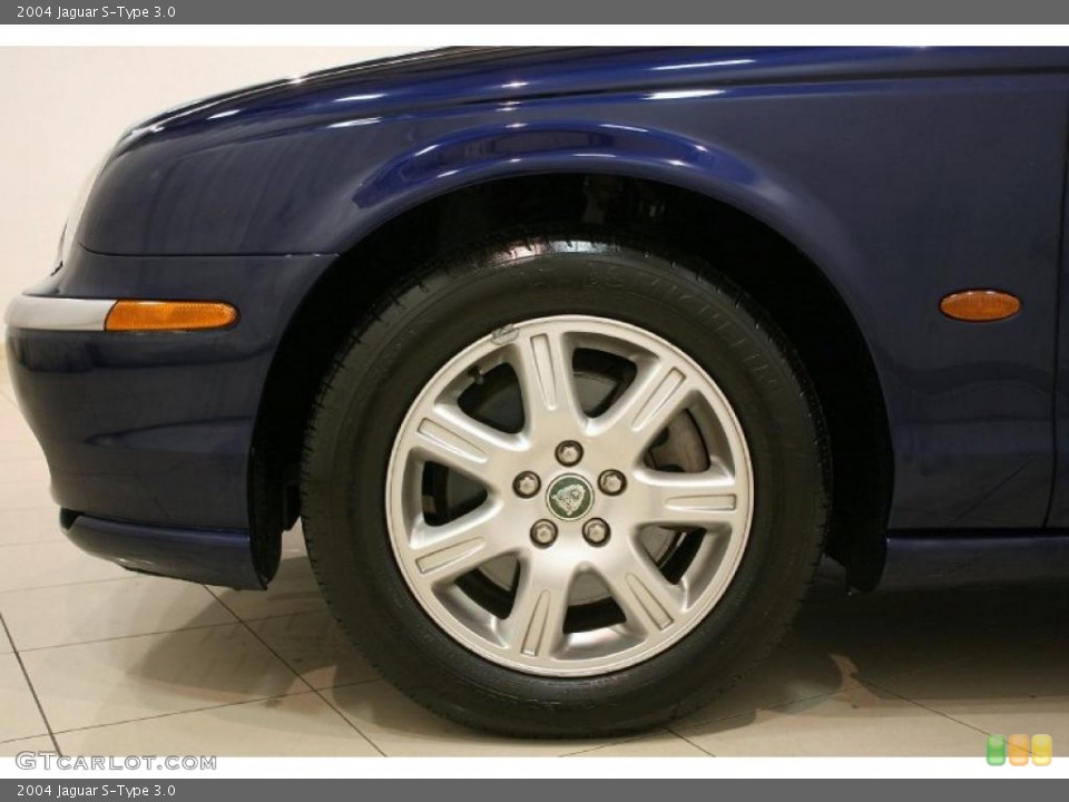 2004 Jaguar S-Type 3.0 Wheel and Tire Photo #46060350