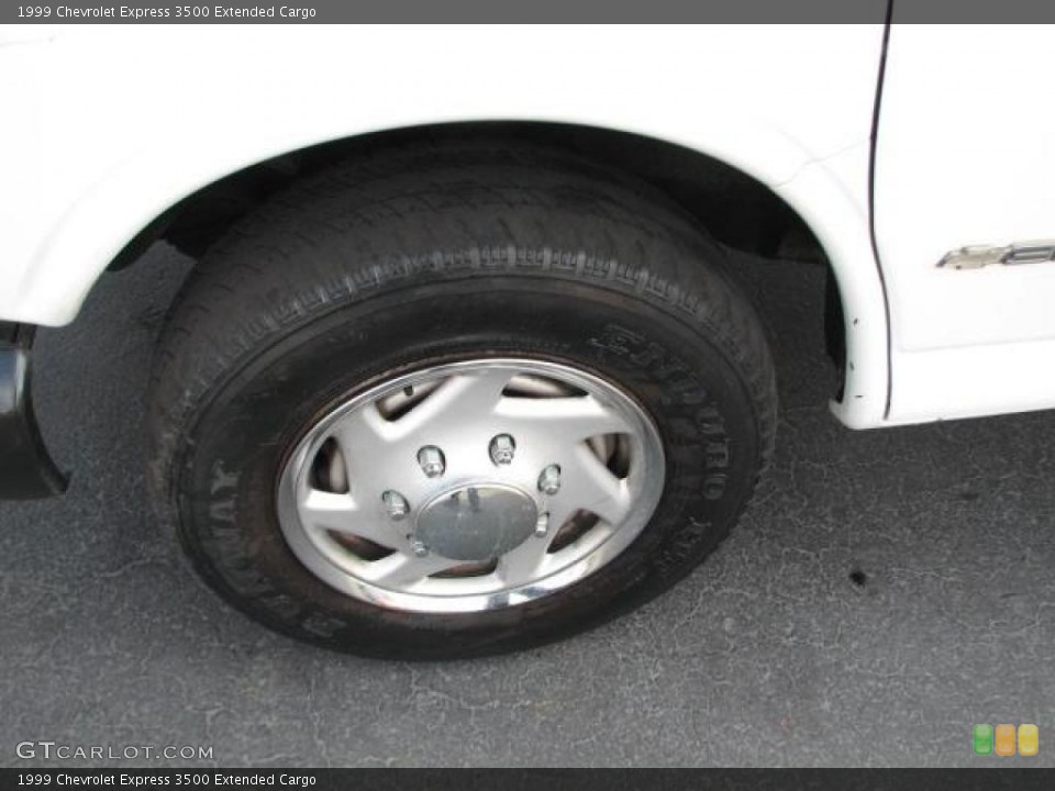 1999 Chevrolet Express 3500 Extended Cargo Wheel and Tire Photo #46066984
