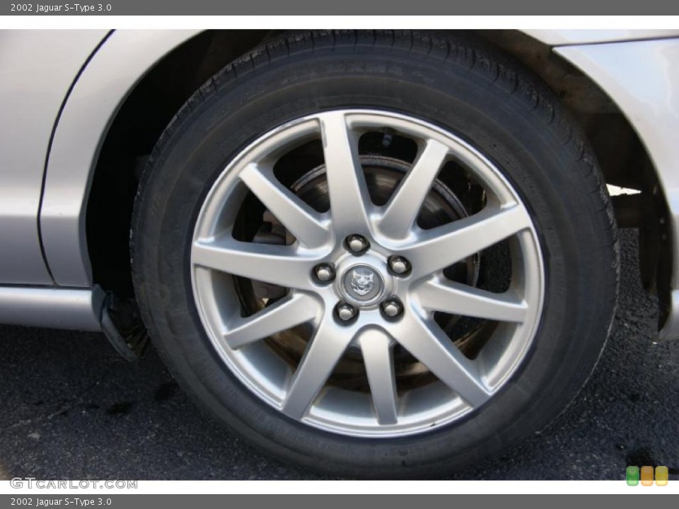 2002 Jaguar S-Type 3.0 Wheel and Tire Photo #46080791