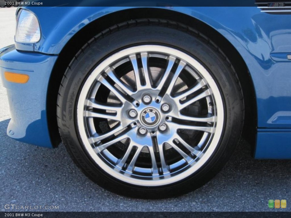 2001 BMW M3 Coupe Wheel and Tire Photo #46081895