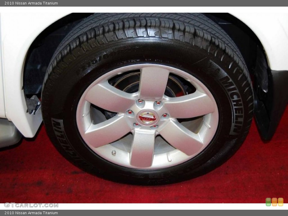 2010 Nissan Armada Titanium Wheel and Tire Photo #46086647