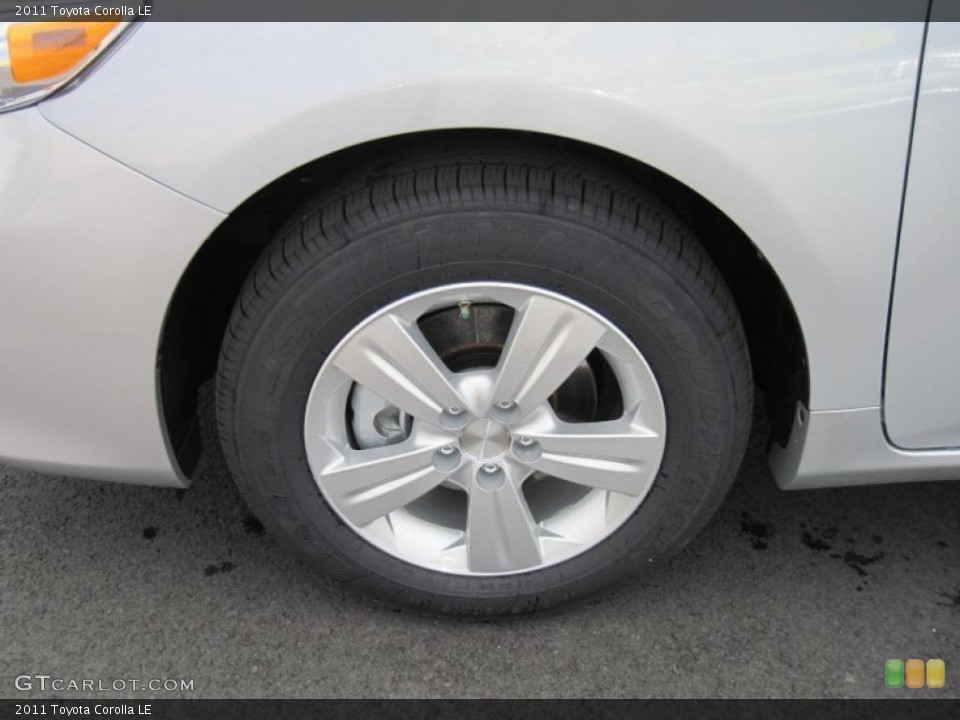 2011 Toyota Corolla LE Wheel and Tire Photo #46093310