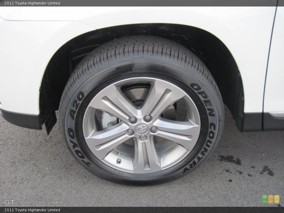 2011 Toyota Highlander Limited Wheel and Tire Photo #46093610