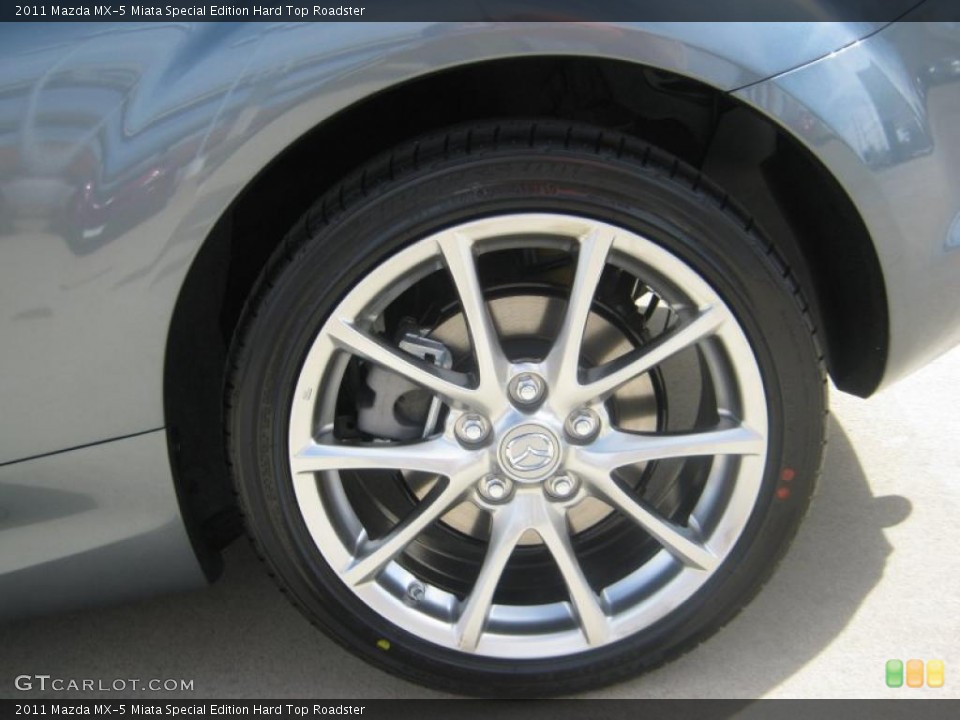 2011 Mazda MX-5 Miata Special Edition Hard Top Roadster Wheel and Tire Photo #46096445