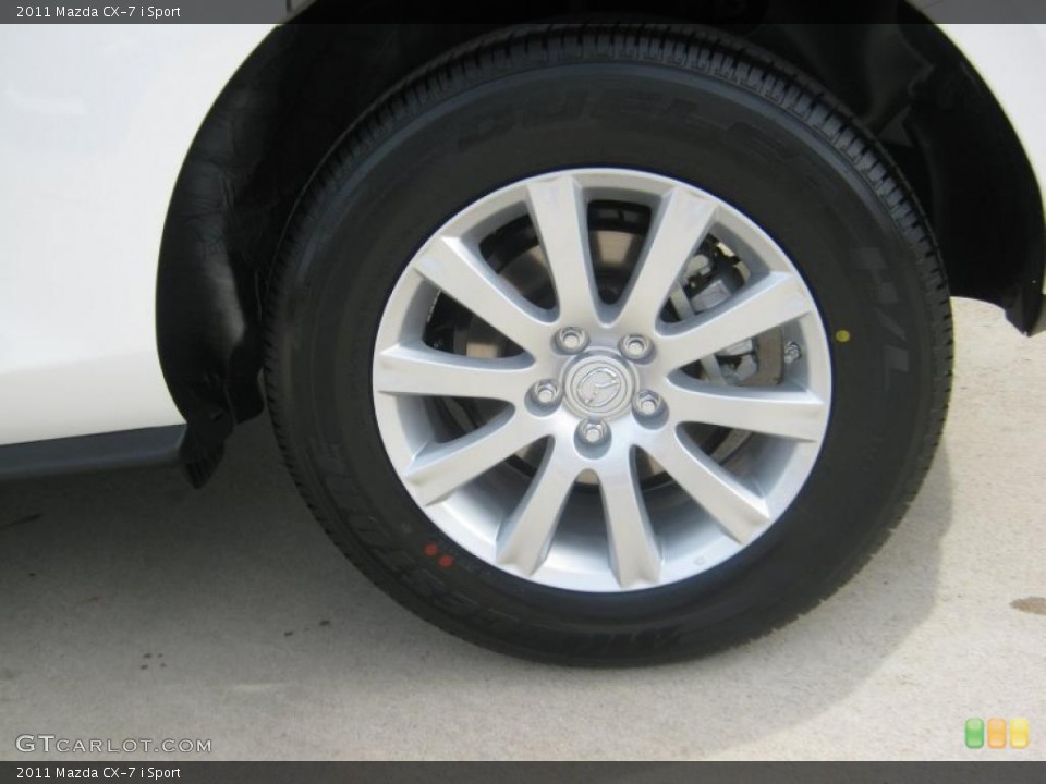 2011 Mazda CX-7 i Sport Wheel and Tire Photo #46097087