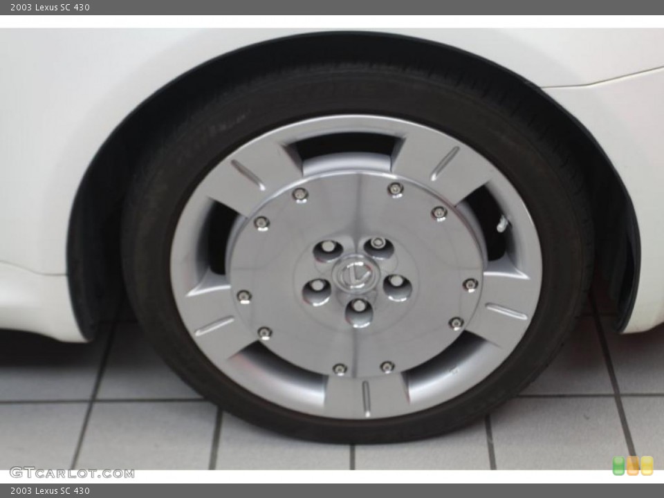 2003 Lexus SC 430 Wheel and Tire Photo #46107335