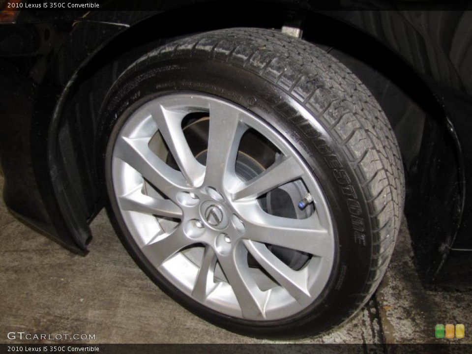 2010 Lexus IS 350C Convertible Wheel and Tire Photo #46113152