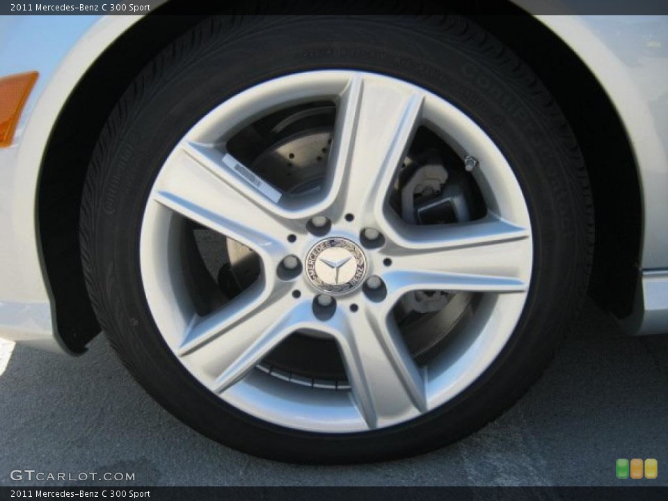 2011 Mercedes-Benz C 300 Sport Wheel and Tire Photo #46113689