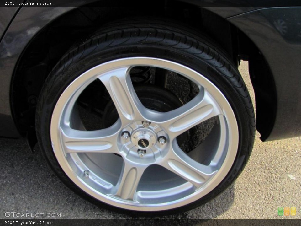 2008 Toyota Yaris Custom Wheel and Tire Photo #46119854