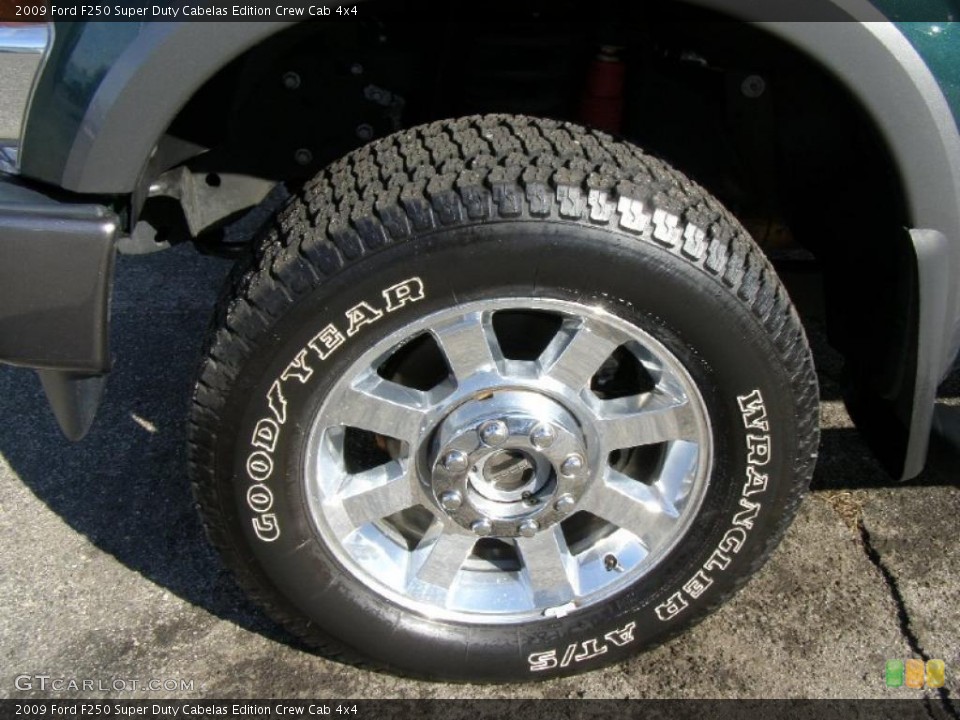 2009 Ford F250 Super Duty Cabelas Edition Crew Cab 4x4 Wheel and Tire Photo #46122924