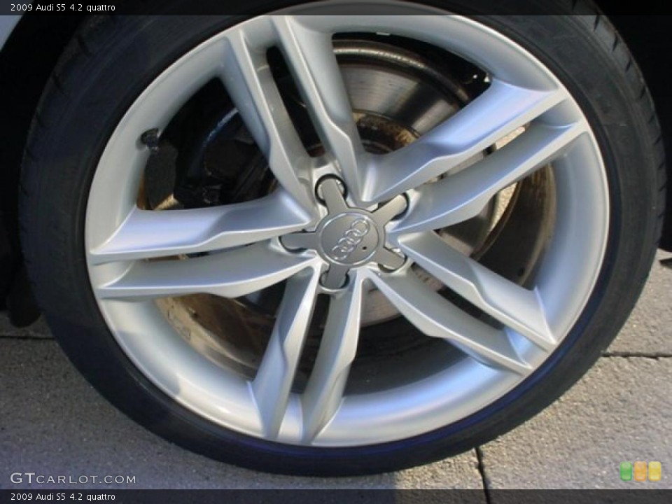 2009 Audi S5 4.2 quattro Wheel and Tire Photo #46124013