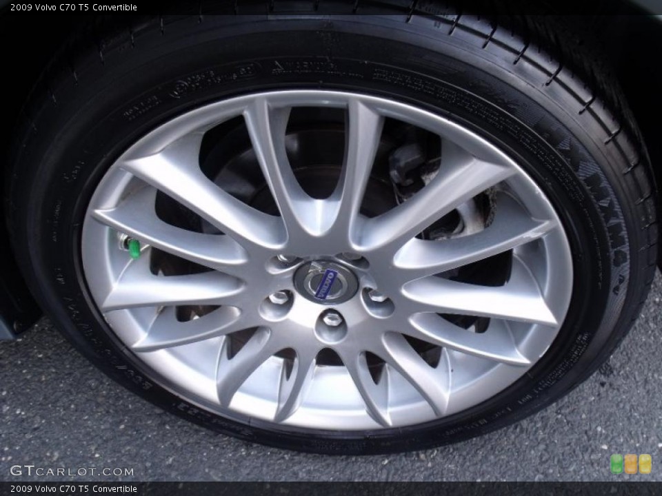 2009 Volvo C70 T5 Convertible Wheel and Tire Photo #46132972