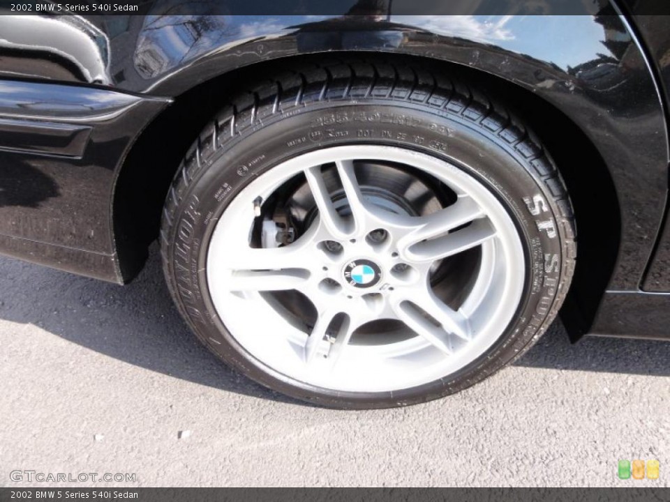 2002 BMW 5 Series 540i Sedan Wheel and Tire Photo #46136878