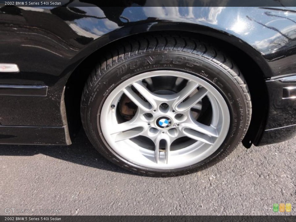 2002 BMW 5 Series 540i Sedan Wheel and Tire Photo #46136893