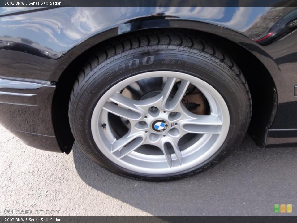 2002 BMW 5 Series 540i Sedan Wheel and Tire Photo #46136947