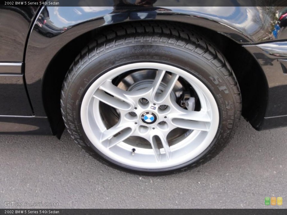 2002 BMW 5 Series 540i Sedan Wheel and Tire Photo #46136965