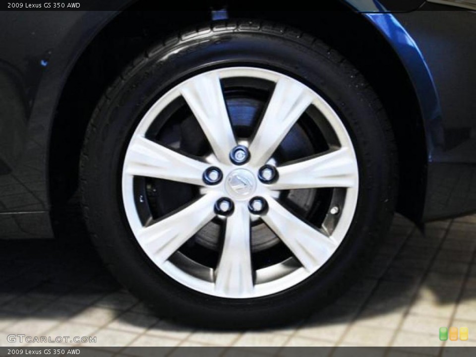 2009 Lexus GS 350 AWD Wheel and Tire Photo #46137955