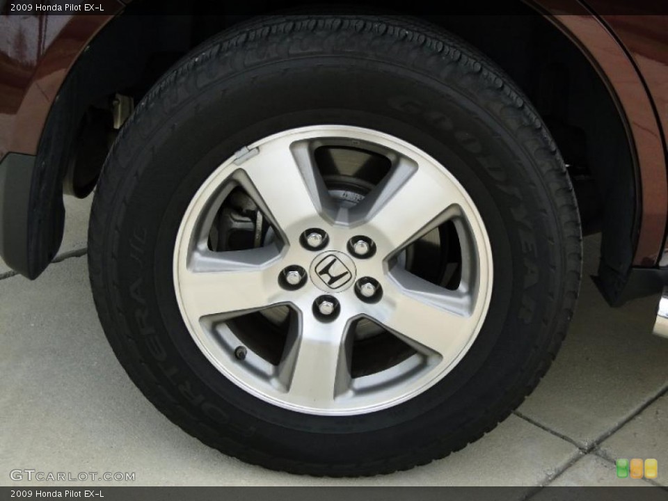 2009 Honda Pilot EX-L Wheel and Tire Photo #46137976