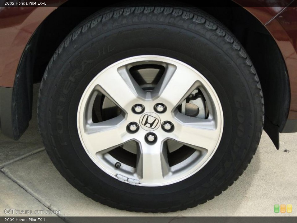 2009 Honda Pilot EX-L Wheel and Tire Photo #46137979