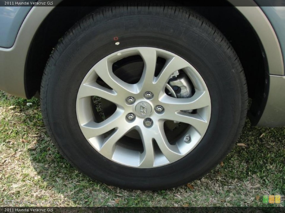 2011 Hyundai Veracruz GLS Wheel and Tire Photo #46141603