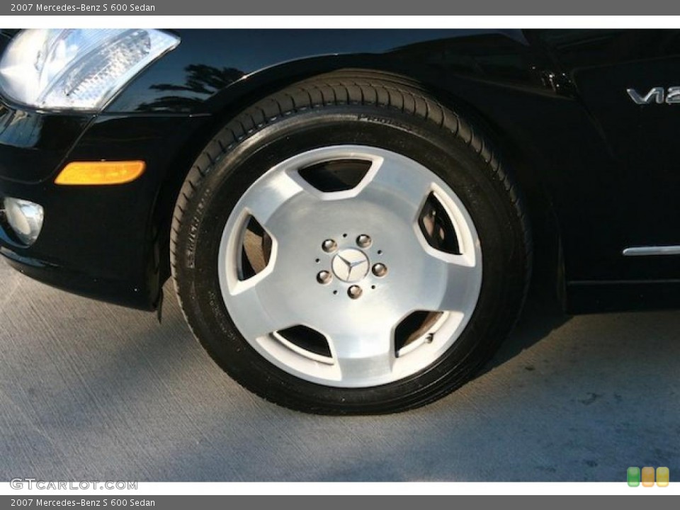 2007 Mercedes-Benz S 600 Sedan Wheel and Tire Photo #46142137