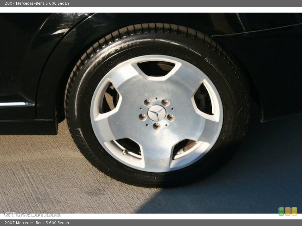 2007 Mercedes-Benz S 600 Sedan Wheel and Tire Photo #46142146