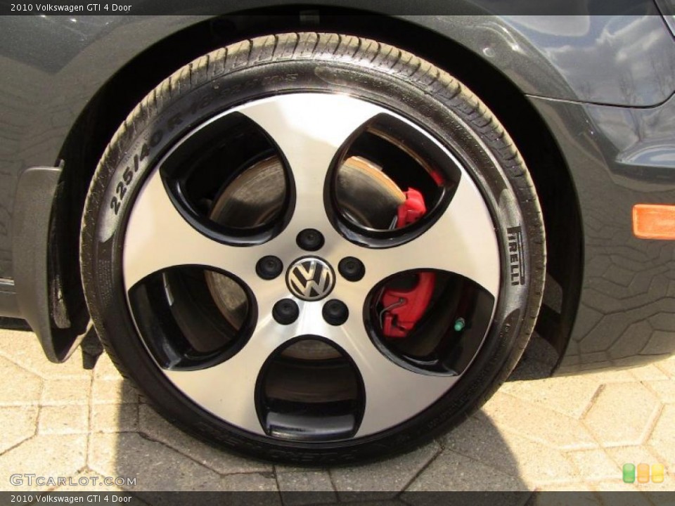 2010 Volkswagen GTI 4 Door Wheel and Tire Photo #46147913