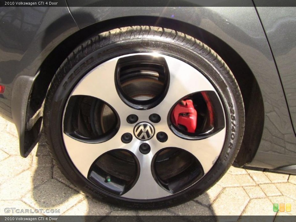 2010 Volkswagen GTI 4 Door Wheel and Tire Photo #46147919