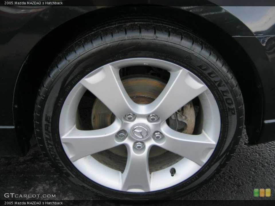 2005 Mazda MAZDA3 s Hatchback Wheel and Tire Photo #46148463