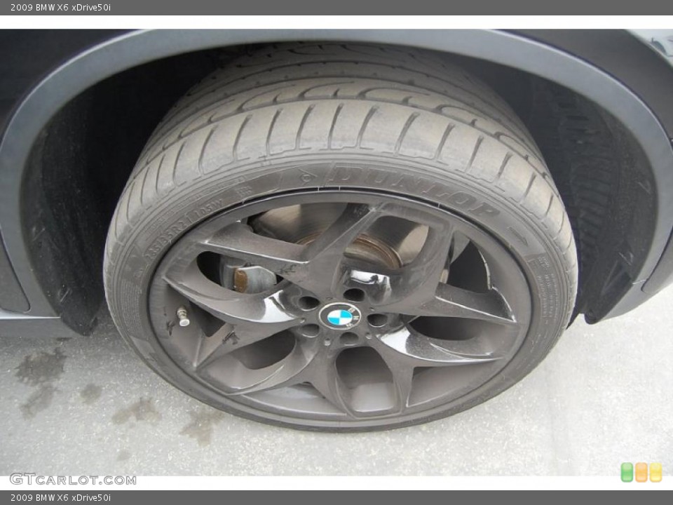 2009 BMW X6 xDrive50i Wheel and Tire Photo #46150345