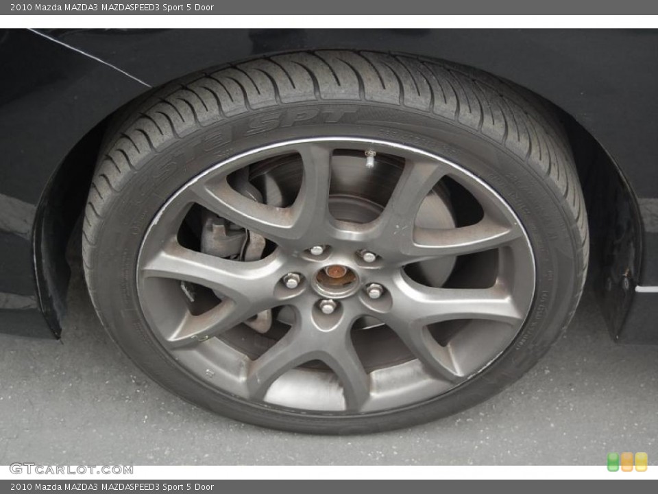 2010 Mazda MAZDA3 MAZDASPEED3 Sport 5 Door Wheel and Tire Photo #46150390