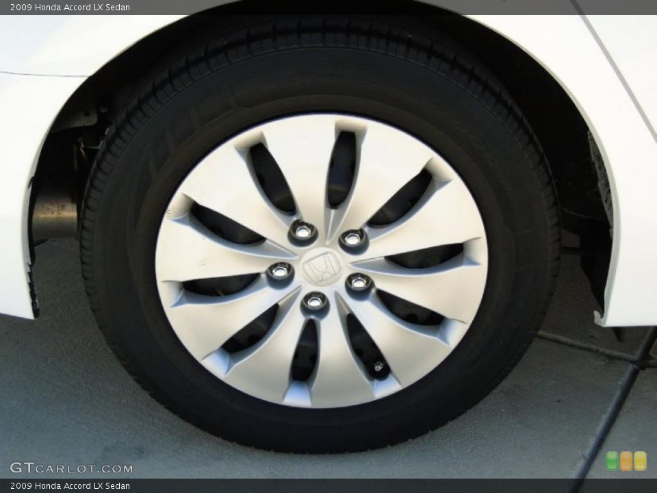 2009 Honda Accord LX Sedan Wheel and Tire Photo #46154752