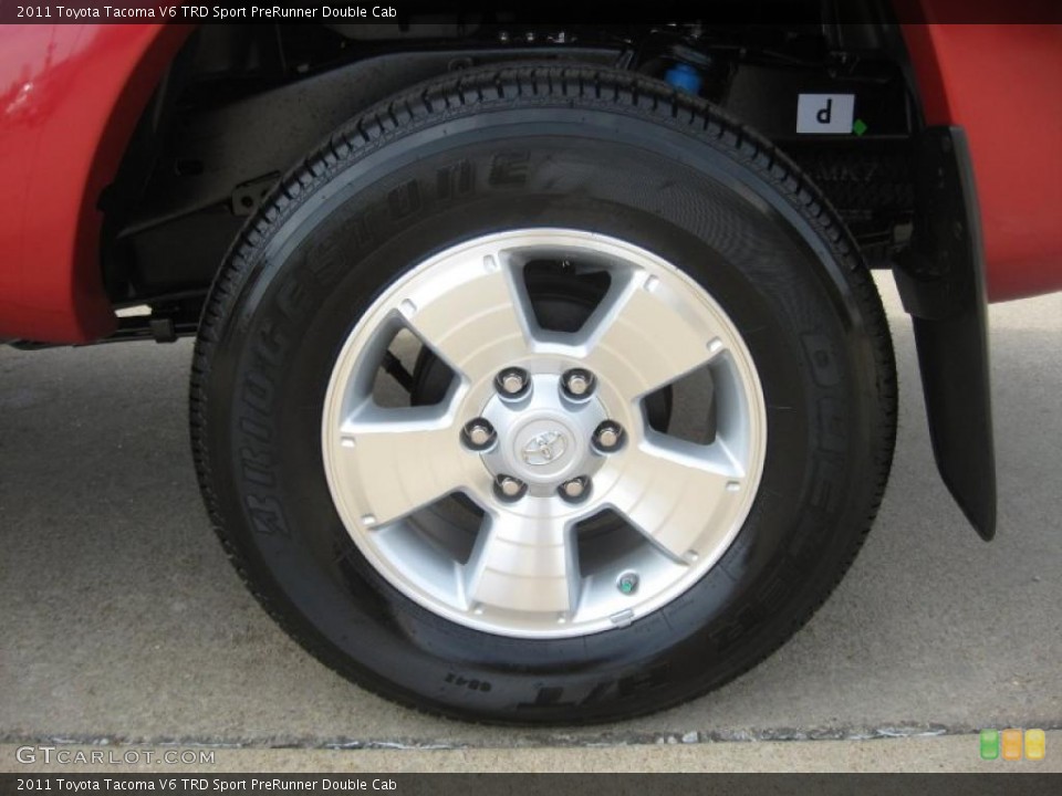 2011 Toyota Tacoma V6 TRD Sport PreRunner Double Cab Wheel and Tire Photo #46160987