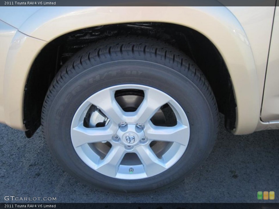 2011 Toyota RAV4 V6 Limited Wheel and Tire Photo #46162266