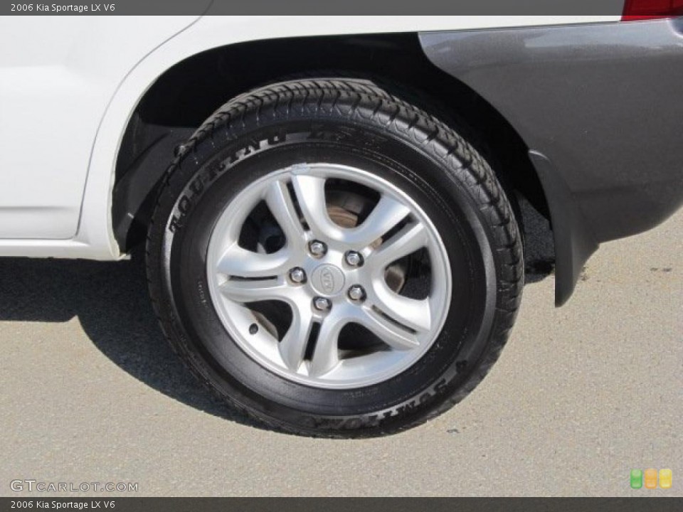 2006 Kia Sportage LX V6 Wheel and Tire Photo #46167854