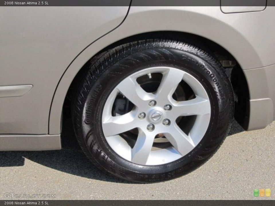2008 Nissan Altima 2.5 SL Wheel and Tire Photo #46167968