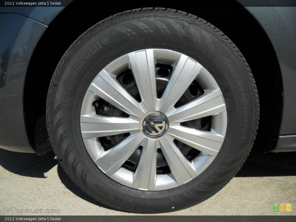 2011 Volkswagen Jetta S Sedan Wheel and Tire Photo #46168680