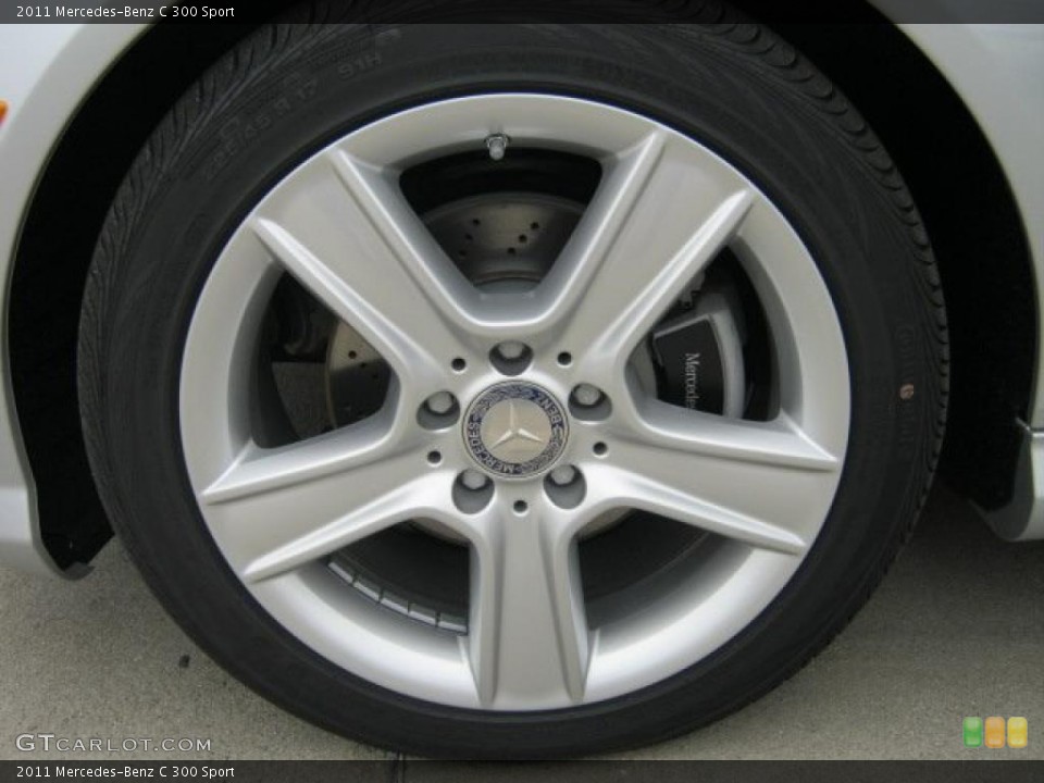 2011 Mercedes-Benz C 300 Sport Wheel and Tire Photo #46168746